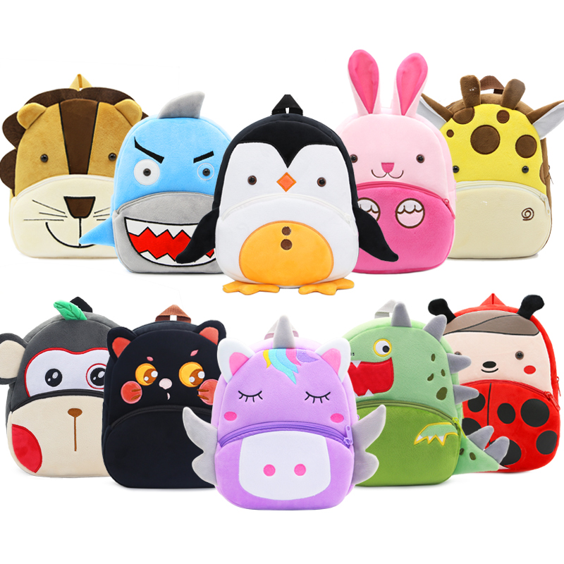 Baby Gear - Sevimli Hayvanlar Karikatür Peluş Çocuk Sırt