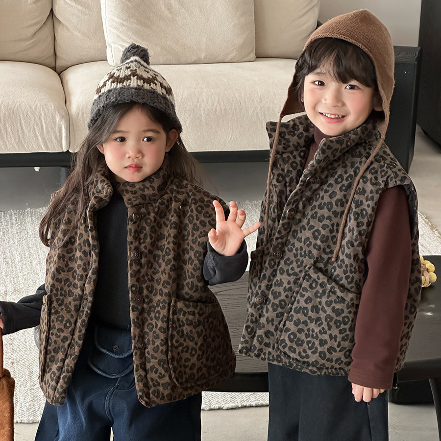 Çocuklar Leopar Baskı Yastıklı - Toddler Boy Winter Fleece Jacket incelemesi ve fiyatı