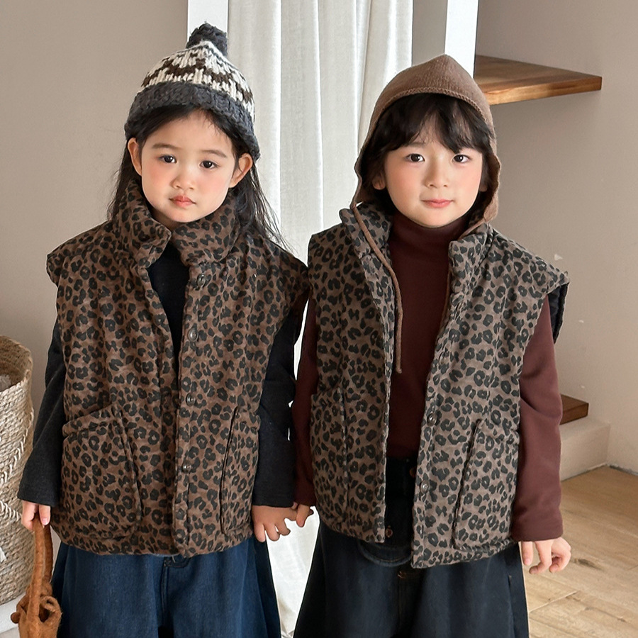 Çocuklar Leopar Baskı Yastıklı - Toddler Boy Winter Fleece Jacket incelemesi ve fiyatı