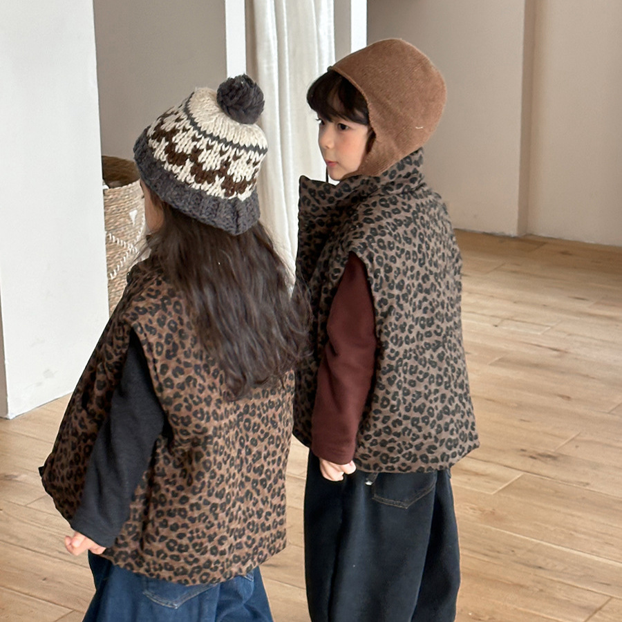 Çocuklar Leopar Baskı Yastıklı - Toddler Boy Winter Fleece Jacket incelemesi ve fiyatı