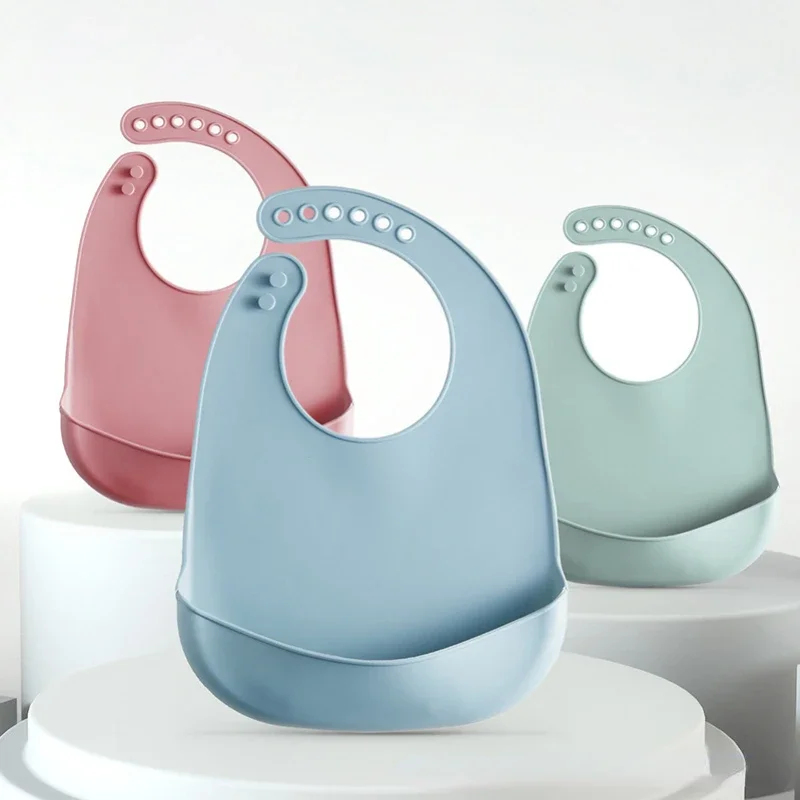 1/2 adet bebek önlüğü ayarlana - Waterproof Baby Bibs Silicone incelemesi ve fiyatı