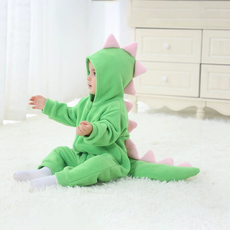 Yenidoğan Bebek Yeşil Dinozor  - Cotton Baby Onesies Zipper incelemesi ve fiyatı