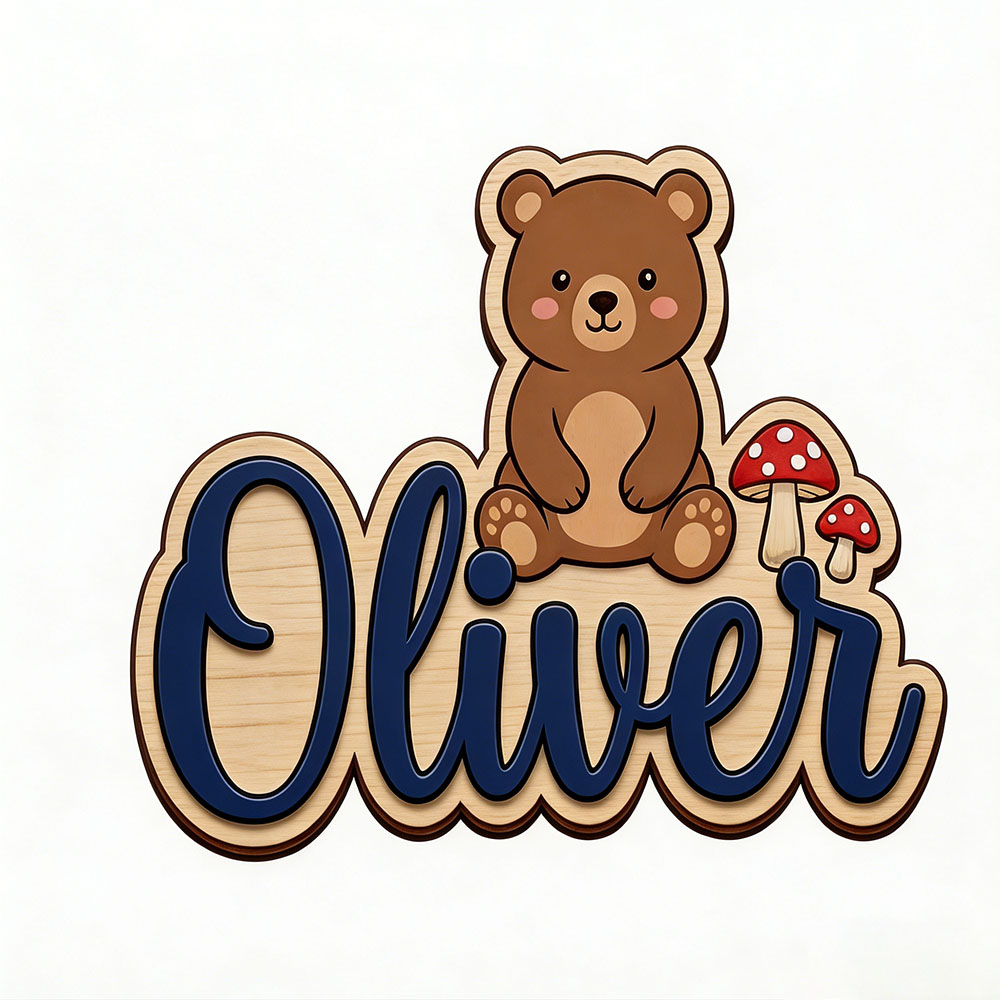 Orman Ayısı ve Mantar Özel İsi - Nursery incelemesi ve fiyatı